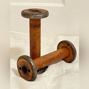 Authentic Antique Textile Mill Bobbins